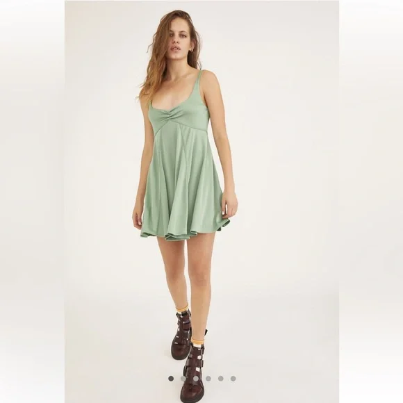 Urban Outfitters Pina Empire Waist Mini Dress - Picture 1 of 6